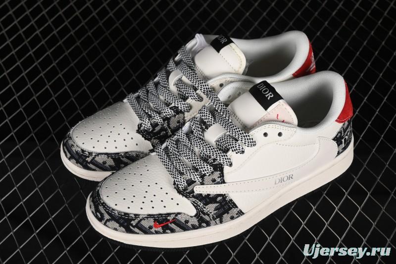 Nike Travis Scott x Fragment Design x Air Jordan 1 Low OG SP AJ1 - XY2688-108