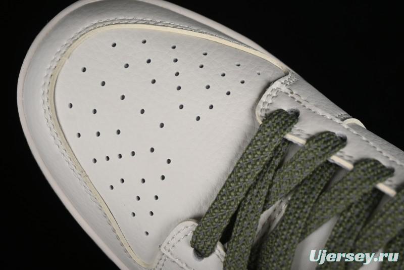 Nike SB Dunk Low UN Collaboration - Letter Green Anniversary High-End Custom Low-Top Casual Skate Shoes - BB2699-211
