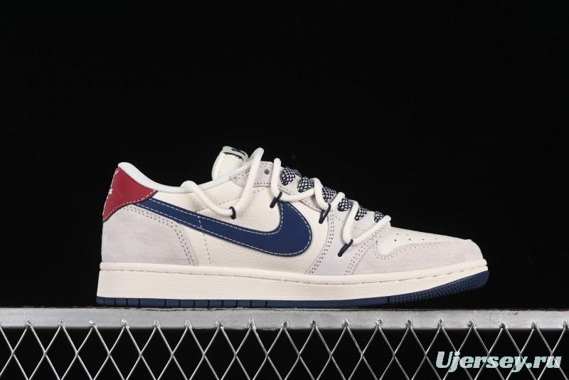Nike Travis Scott x Fragment Design x Air Jordan 1 Low OG SP AJ1 Bape Collaboration - SJ0086-133