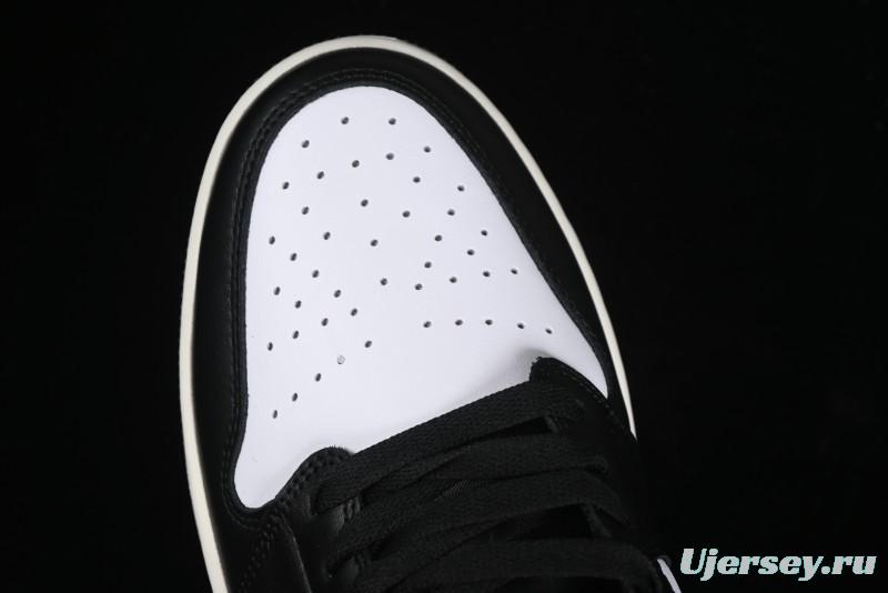 Nike Air Jordan 1 Low "Medium Olive" Retro Casual Sneakers - 553558-092