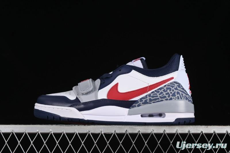 Nike Air Jordan Legacy AJ312 Low Top Sneakers with Triple Strap Design - CD7069-164