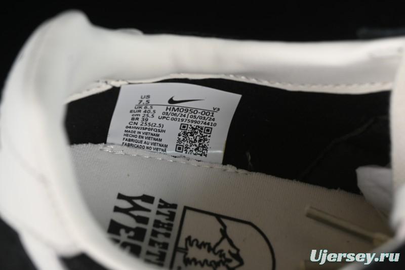 Nike Stussy Roshe Run LD-1000 Comfortable Versatile Non-Slip Durable Waffle Low-Top Casual Running Shoes - HM0950-001