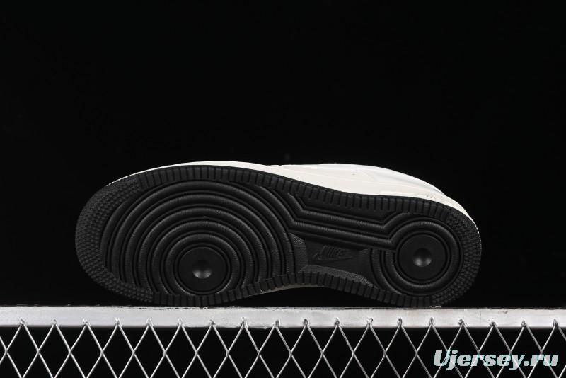 Nike Air Force 1 '07 Low Bape Collaboration - Black Beige Starry Sky Low Top Casual Sneakers - FG6688-103