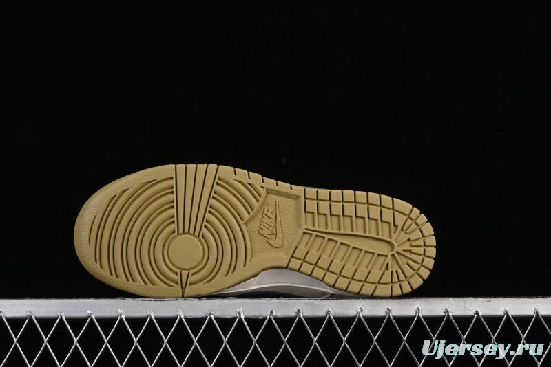 Nike SB Dunk Low Bape Collaboration - Beige Blue Anniversary Custom Low-Top Casual Sneakers CF3688-011