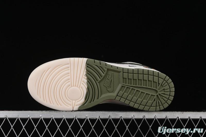 Nike SB Dunk Low Gucci Collaboration Anniversary High-End Custom Sneakers - KK1888-002