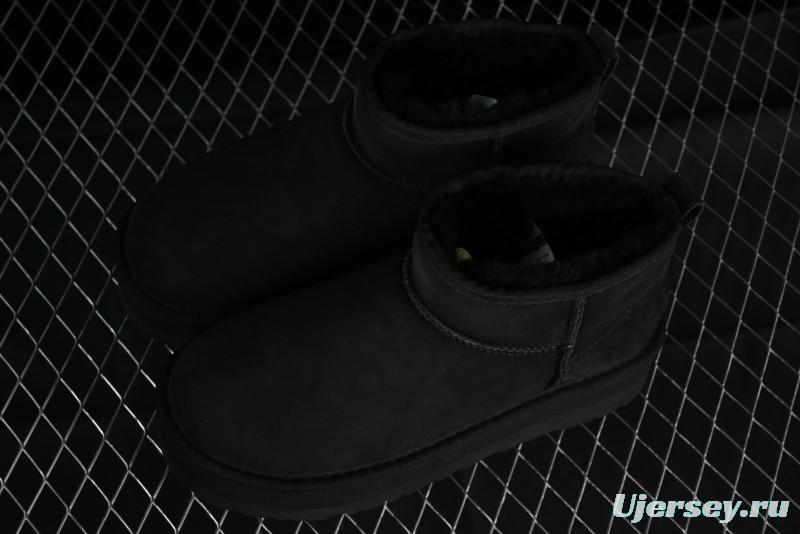 UGG Classic Ultra Mini Platform 3CM Wool Blend Mini Short Boots - 1135092