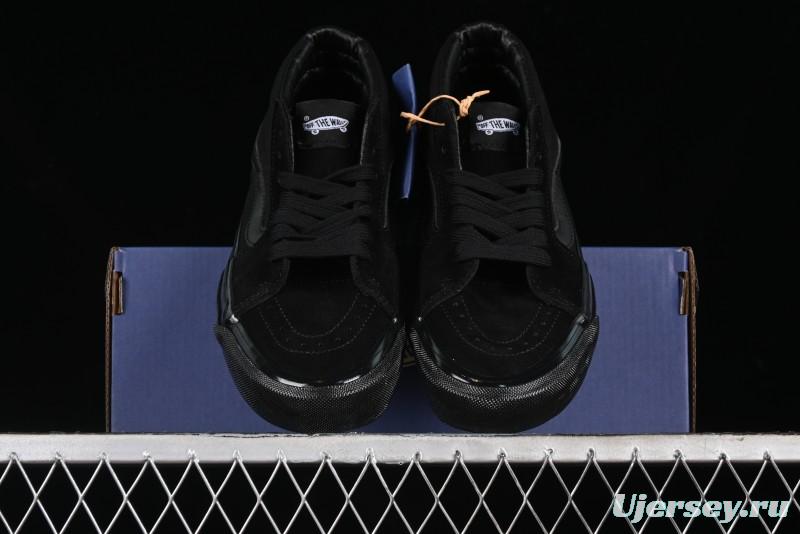 Vans Sk8-Mid Reissue 83 High-End Retro Suede Skate Shoes - VN000CQQBKA