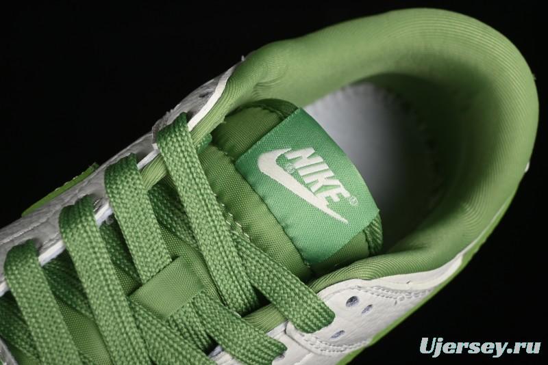 Nike SB Dunk Low Stone Island Collaboration - Spring Green Anniversary High-End Custom Low-Top Casual Sneakers - XB3802-348