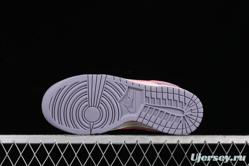 Nike SB Dunk Low White Blue Pink SB Shattered Backboard Casual Skate Shoes - DD1503-500