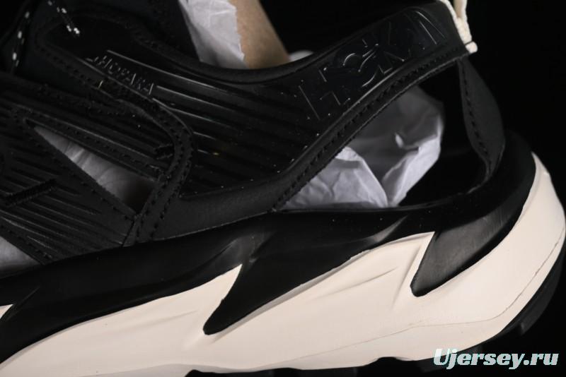 Hoka One One Hopara Outdoor Functional Mountain Sandals with Rugged Outsole - 1123112 BKLB