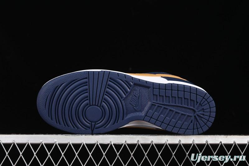 Nike Dunk Low SB Skateboarding Shoes in Black/White/Gold Colorway - FB9109-111