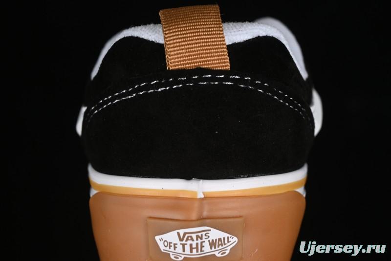 Vans Knu Skool Low Top Retro Casual Vulcanized Skate Shoes with Chunky Tongue - VN0009QCCJI