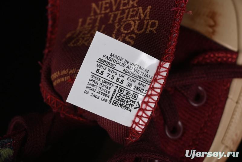 Converse Wonka x Converse Chuck Taylor All Star High Top Vintage Corduroy Shoes - A08153C