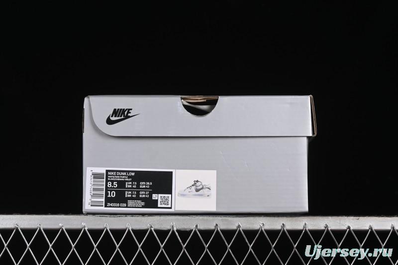 Nike Air Force 1 '07 Low Anime Theme Purple-Blue Spray Custom Casual Sneakers - ZH0316-029