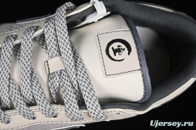 Nike SB Dunk Low Black Wukong Series - Light Gray Swoosh Anniversary Custom Low-Top Casual Skate Shoes - SJ1098-013