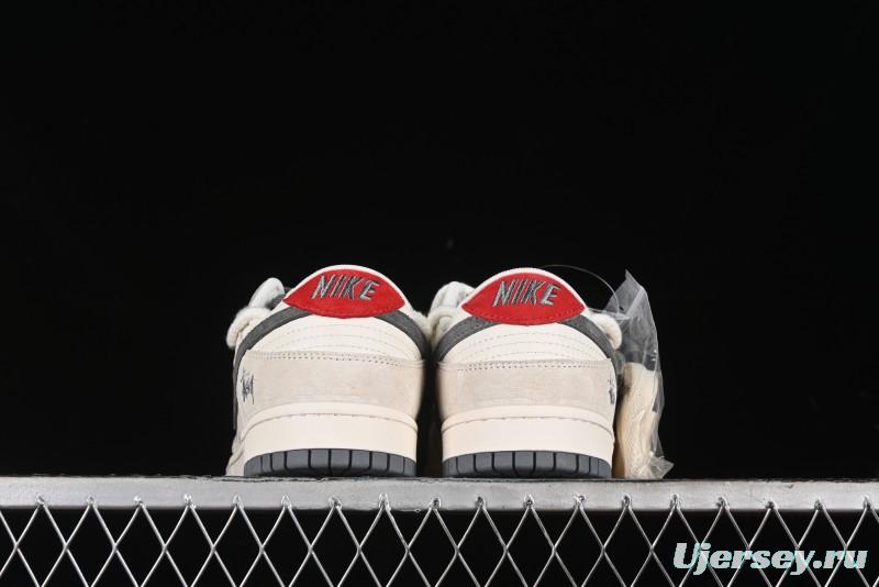 Nike SB Dunk Low Stussy Anniversary Edition Custom Low-Top Casual Sneakers - SJ2068-280