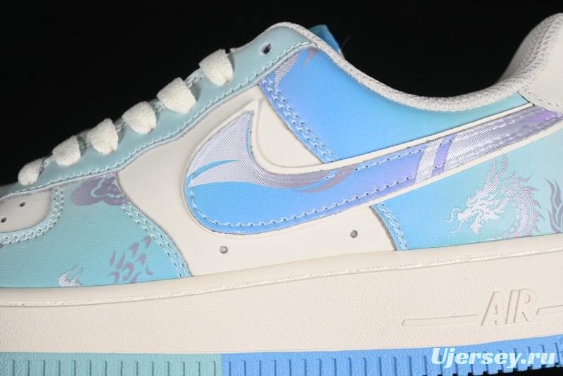 Nike Air Force 1 '07 Low Casual Sneakers "Crystal Dragon Palace" - DB3301-303
