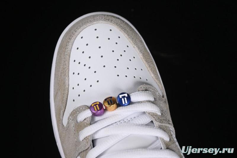 Nike SB Dunk Low Rayssa Leal Pro Skate Shoes with Colorful Smiley Laces - FZ5251-001