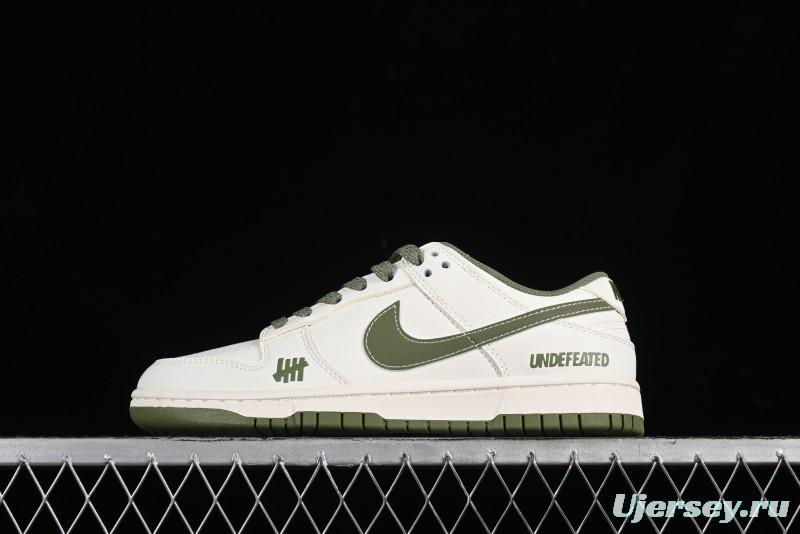 Nike SB Dunk Low UN Collaboration - Letter Green Anniversary High-End Custom Low-Top Casual Skate Shoes - BB2699-211