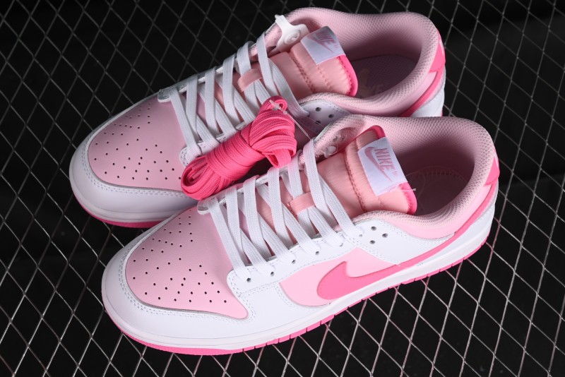 Nike SB Dunk Low Glacier Pink Low-Top Casual Skateboarding Shoes - HQ1181-661