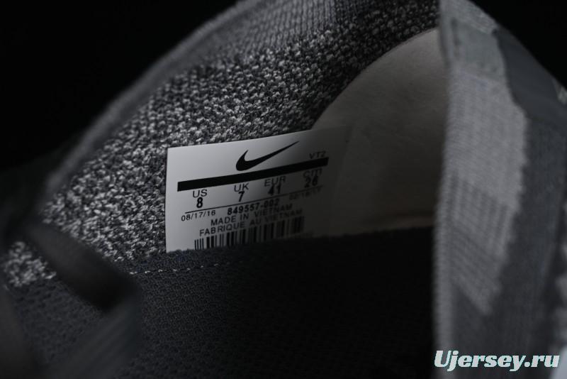 Nike Vapormax Flyknit Breathable Casual Running Shoes with Full-Length Air Cushion - 849557-002