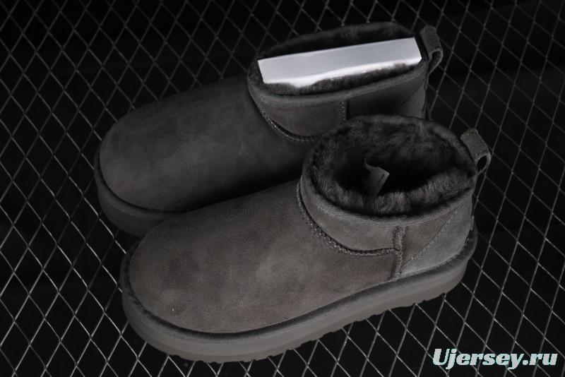 UGG Classic Ultra Mini Platform 3CM Wool Blend Mini Short Boots - 1135092