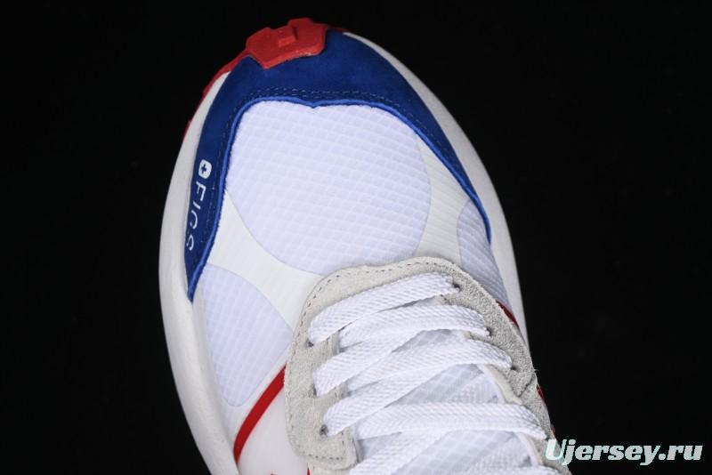 New Balance 3447 Series Retro Running Shoes with Textile and Leather Upper - U3447LA