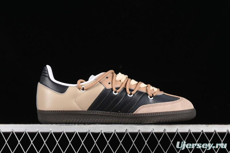 Adidas Originals Samba OG Low-Top Casual Sneakers with Panda Prank Retro Design - IG1025