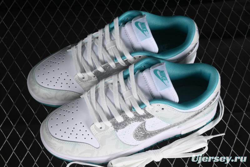 Nike Dunk Low Panda Prank Special Edition Heartbeat Email Mint SB Low Top Casual Skate Shoes - DV0833-102