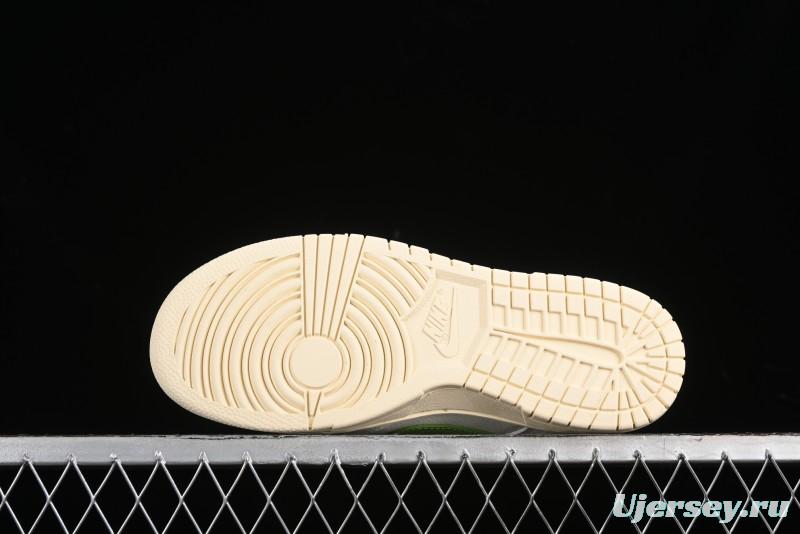 Nike SB Dunk Low Stone Island Collaboration - Spring Green Anniversary High-End Custom Low-Top Casual Sneakers - XB3802-348