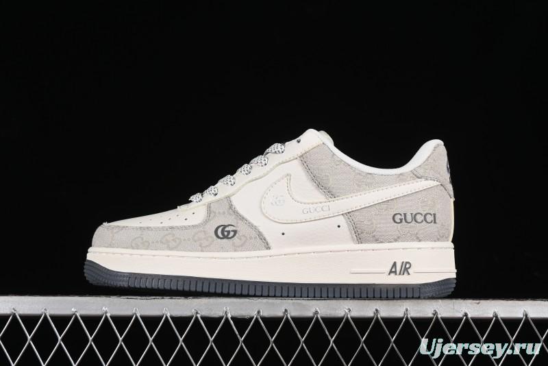 Nike Air Force 1 '07 Low Gucci Collaboration - Ash Grey Low-Top Casual Sneakers BB9577-102