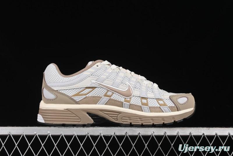 Nike P-6000 Premium Retro Casual Sneakers with Layered Design - FQ8243-025