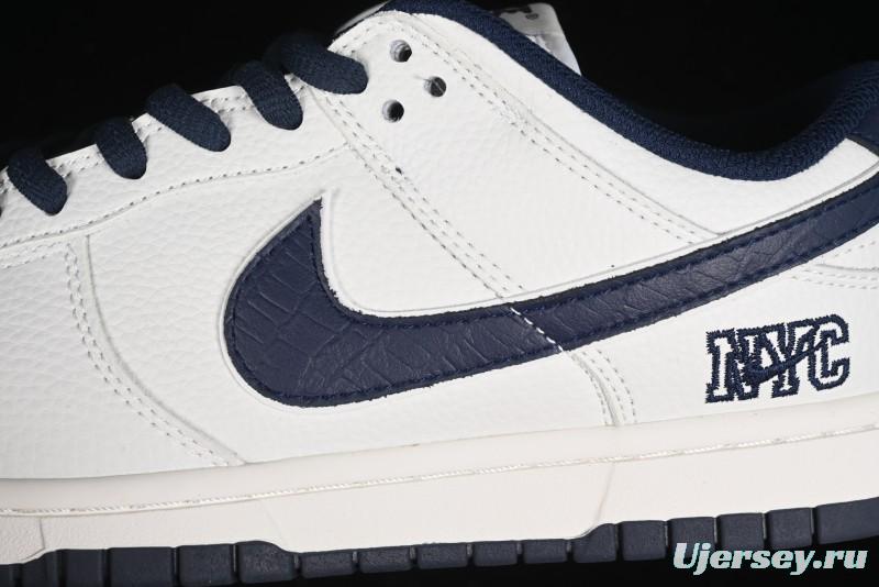 Nike SB Dunk Low NYC Collaboration Dark Blue Low-Top Casual Skateboarding Shoes - NC2103-303