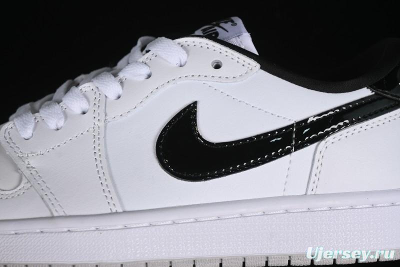 Nike Air Jordan 1 Low '85 Metallic Black White Blue - FB9933-102