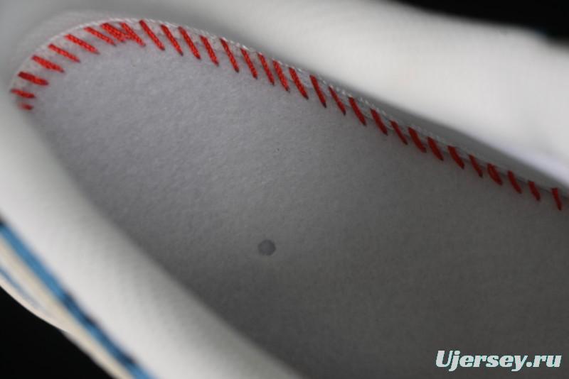 Nike Air Force 1 '07 Low Gucci Collaboration - Blue Floral Print Casual Sneakers - BB9577-101