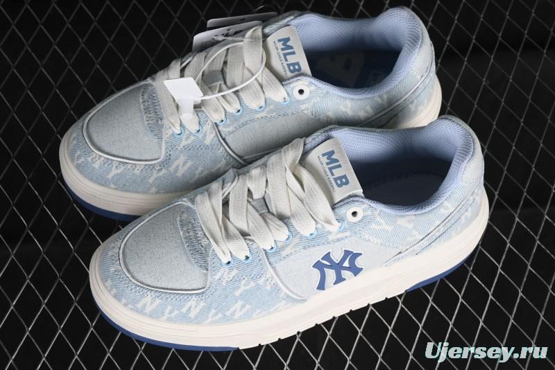 New York Yankees MLB Bigball Chunky Embo Monogram Platform Sandals - 3ASXCDC4N50SBS