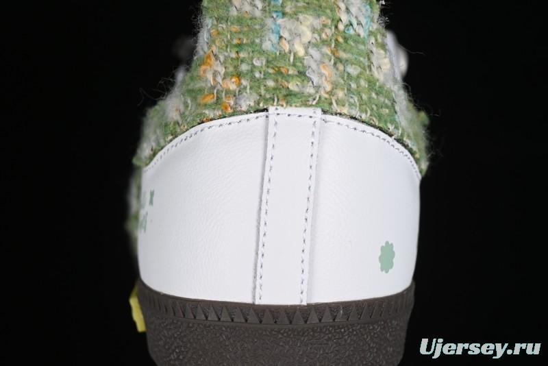 Adidas Originals Samba OG Low-Top Casual Sneakers with Panda Mischief Design - B75806