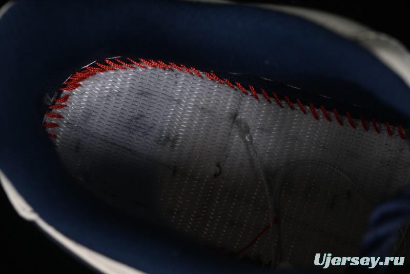 Nike Undefeated x Air Force 1 Low Casual Sneakers in Dark Blue Hemp with Reflective Details - UT2023-205