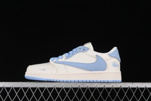 Nike Travis Scott x Fragment Design x Air Jordan 1 Low OG SP AJ1 Retro Sneakers - DM6688-609
