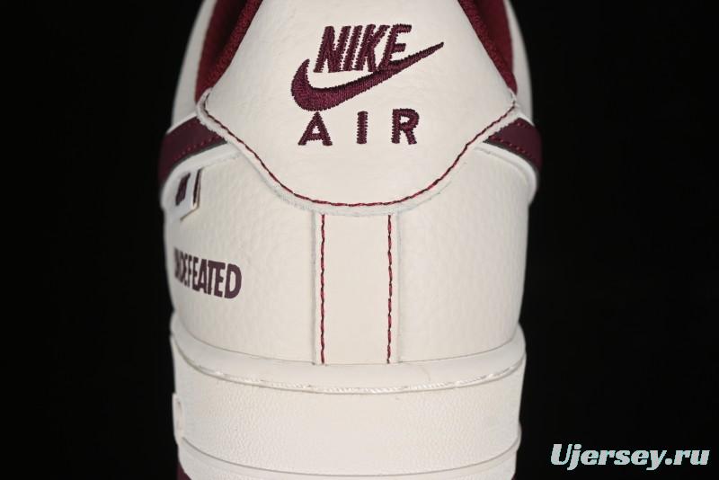 Nike Undefeated Air Force 1'07 Low Casual Sneakers with Custom Leather and Reflective Details - UT2023-206