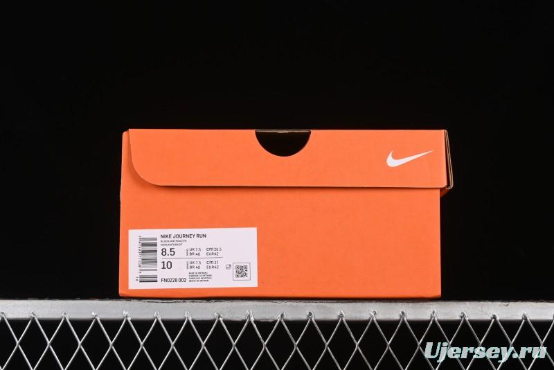 Nike Journey Run 2024 Low-Top Casual Running Shoes with Shock Absorption Anti-Slip and Wear-Resistant Design - FN0228-002