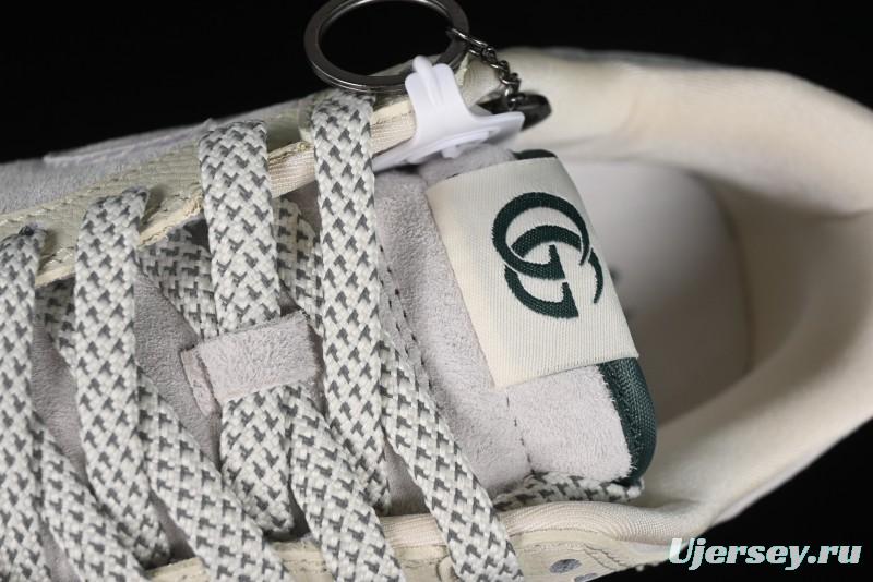 Nike SB Dunk Low Gucci Collaboration - Beige with Yellow Swoosh Anniversary High-End Custom Low-Top Casual Sneakers - DQ1098-390