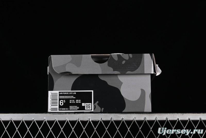 Nike SB Dunk Low Bape Collaboration - Beige Blue Anniversary Custom Low-Top Casual Sneakers CF3688-011