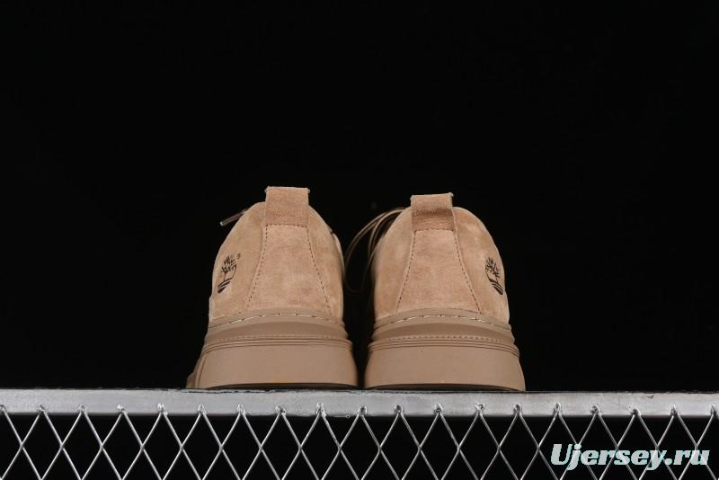 Timberland Low-Top Casual Shoes for Men - Italian Oil-Grained Leather with Anti-Slip Rubber Sole - TB73535SAND