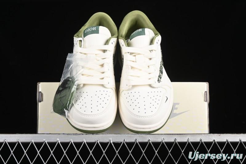 Nike Travis Scott x Fragment Design x Air Jordan 1 Low OG SP AJ1 Retro Sneakers - DM6688-605