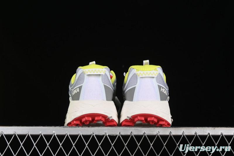 Hoka Mafate Three 2 Ultra-Lightweight Cushioned Trail Running Shoes - 1153931 WNN