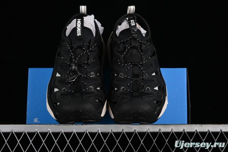 Hoka One One Hopara Outdoor Functional Mountain Sandals with Rugged Outsole - 1123112 BKLB