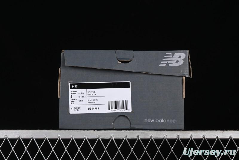 New Balance 3447 Series Textile Layer Leather Retro Casual Running Shoes - U3447LB