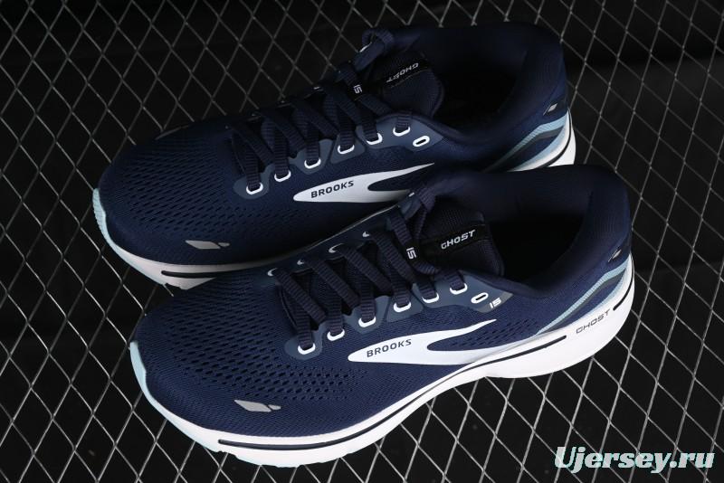 Brooks Ghost 15 Running Shoes with DNA LOFT V2 Cushioning and Breathable Air Mesh - 1203802A450