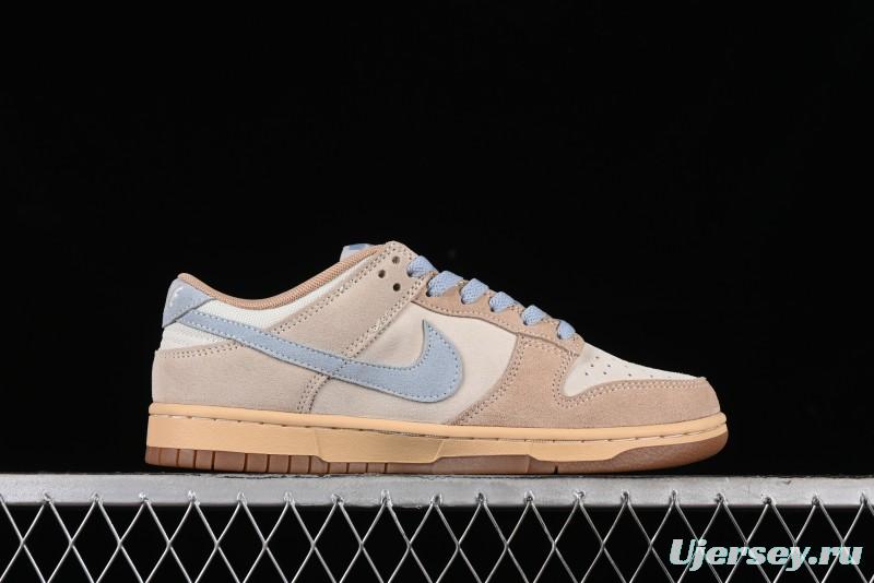 Nike Dunk Low SB Sanddrift Blue Vintage Suede and Light Blue Accent Casual Skate Shoes - HF0106-100